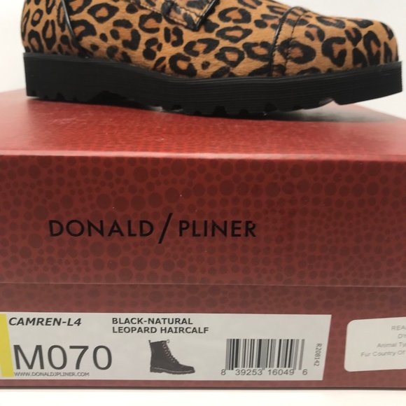NIB Donald Pliner Camren Leopard Boots Size 7 - Picture 2 of 8